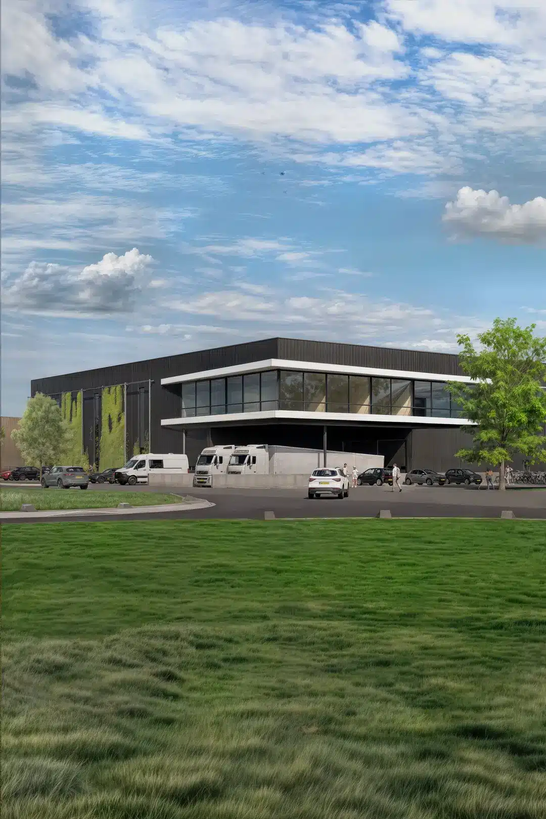 Ontwerp van een bedrijfspand